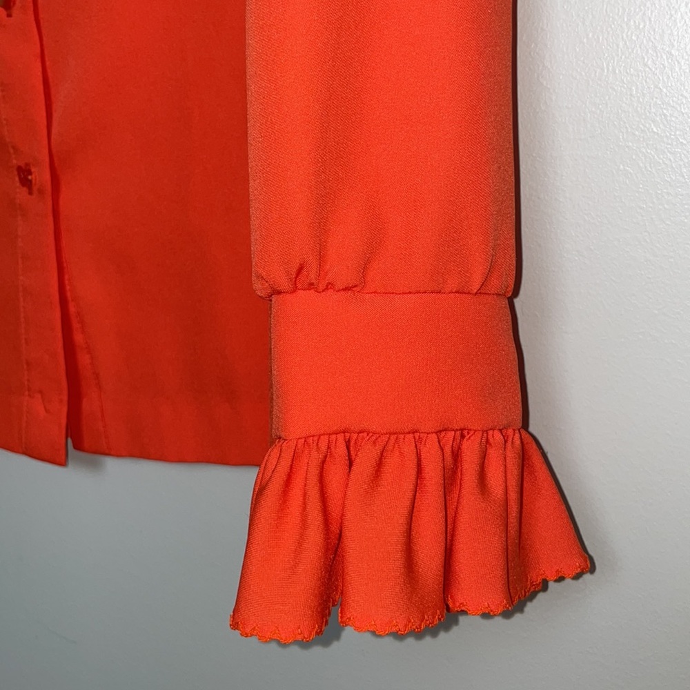 Vintage Judy Bond Blouse Size 6-8 - Picture 4 of 6